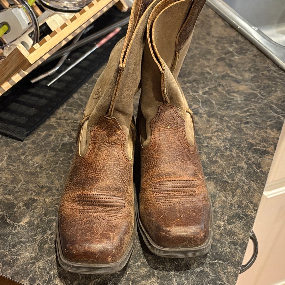 Men's Brown Leather Boots